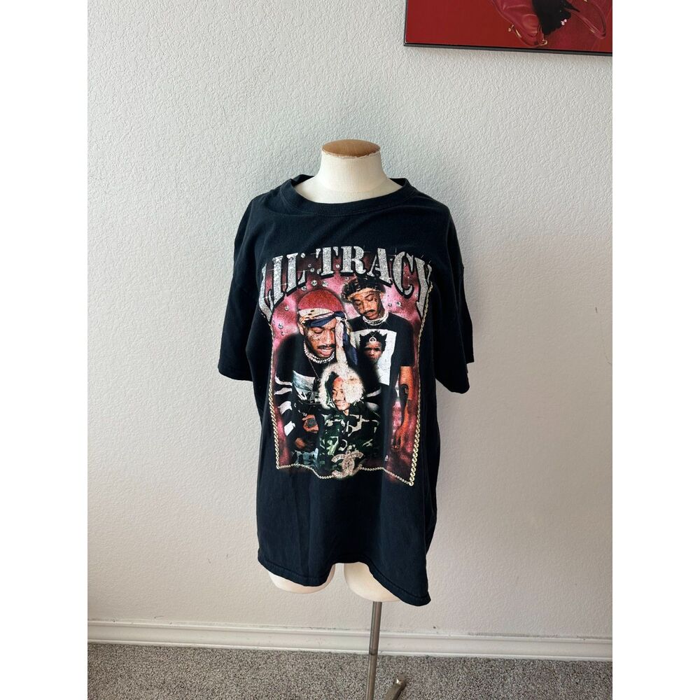 LIL TRACY & COPES Black T-Shirt